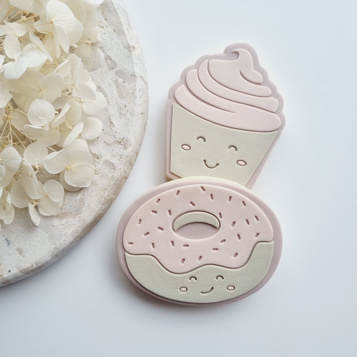 Donut Raised Cookie Stamp/Fondant Debosser & Cutter