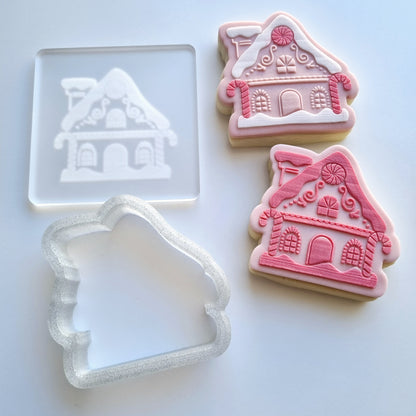 cookie stamp cookie cutter stampandimpress gingerbread house