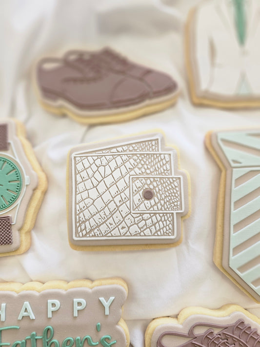 sunglasses glases happy fathers day dad wallet shoes jacket classy suave boujee cookie stamp cookie cutter stampandimpress
