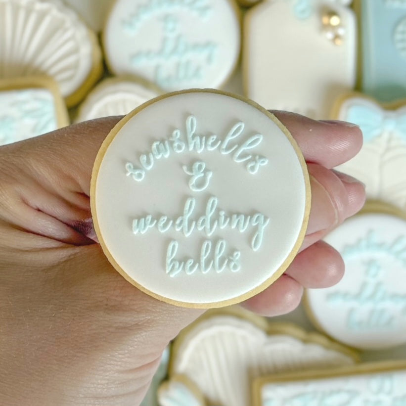 seashells & wedding bells clam shell conch shell passport bag tag travel holiday starfish cookie stamps cookie cutters stampandimpress