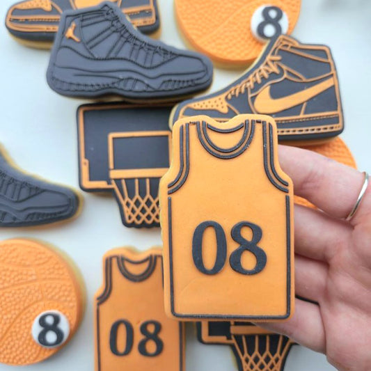 Basketball Jersey Raised Cookie Stamp/Fondant Debosser & Cutter