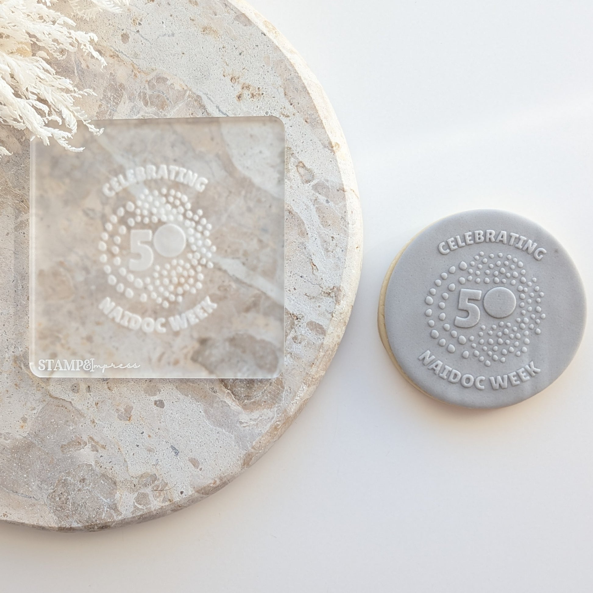 naidoc week 2026 celebrating 50 cookie stamp cookie cutter stampandimpress