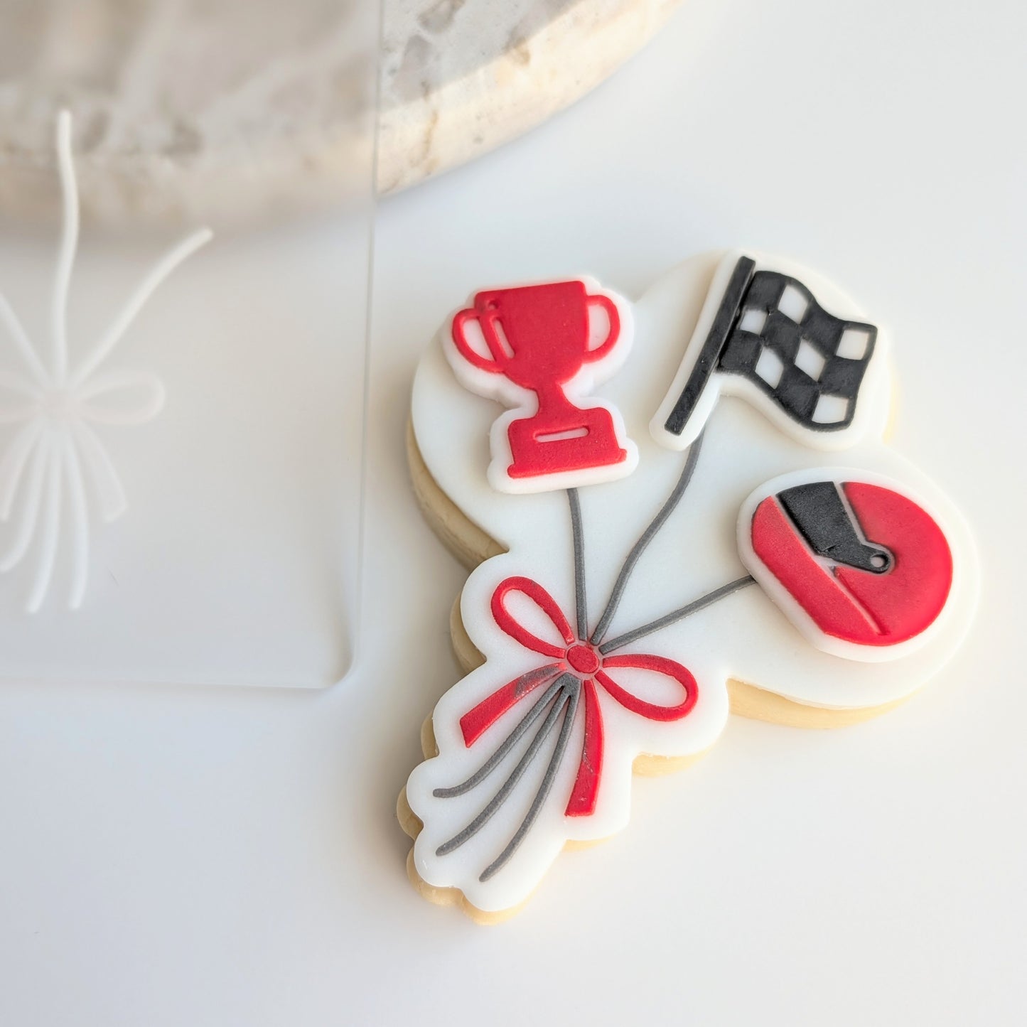 balloon cookie stamp cookie cutter balloon strings fondant personalise stampandimpress