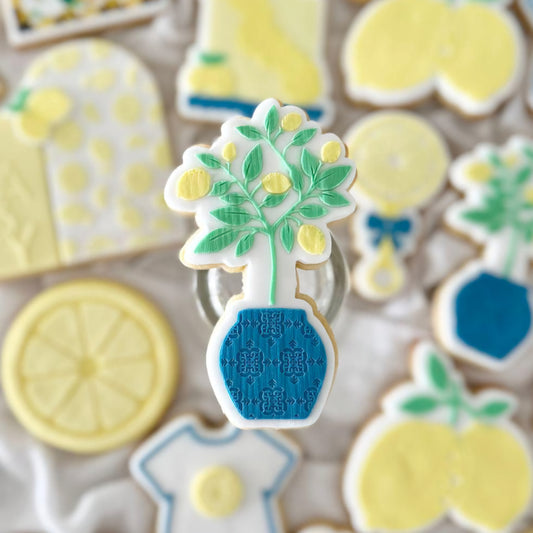 Lemon Tree Raised Cookie Stamp/Fondant Debosser & Cutter