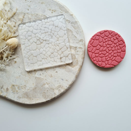 Giraffe Pattern Raised Cookie Stamp/Fondant Debosser