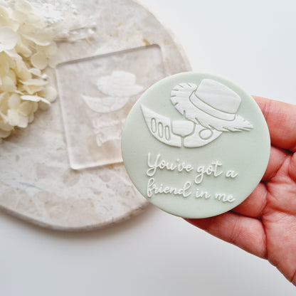 You've got a Friend in me Raised Cookie Stamp/Fondant Debosser