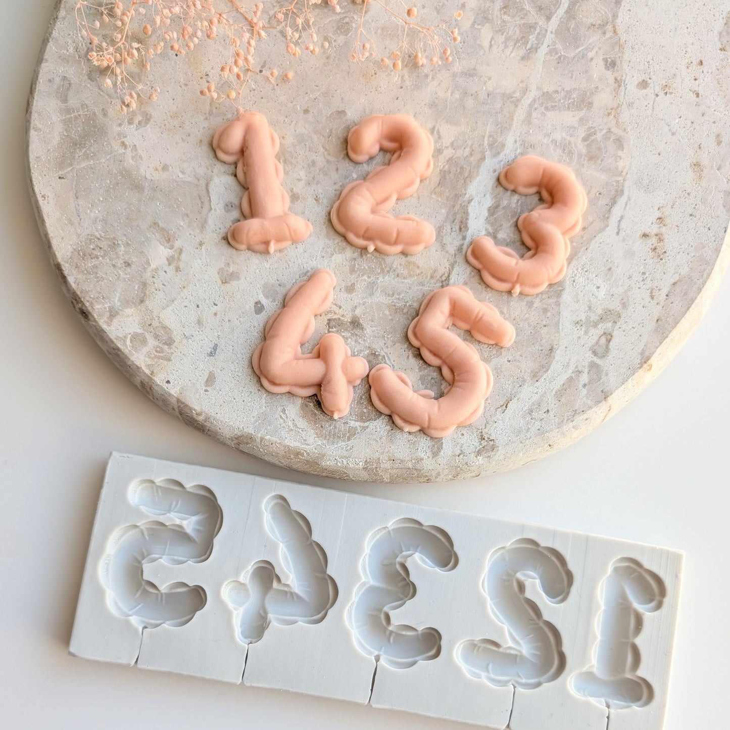 Balloon Numbers 0-9 Silicone Moulds