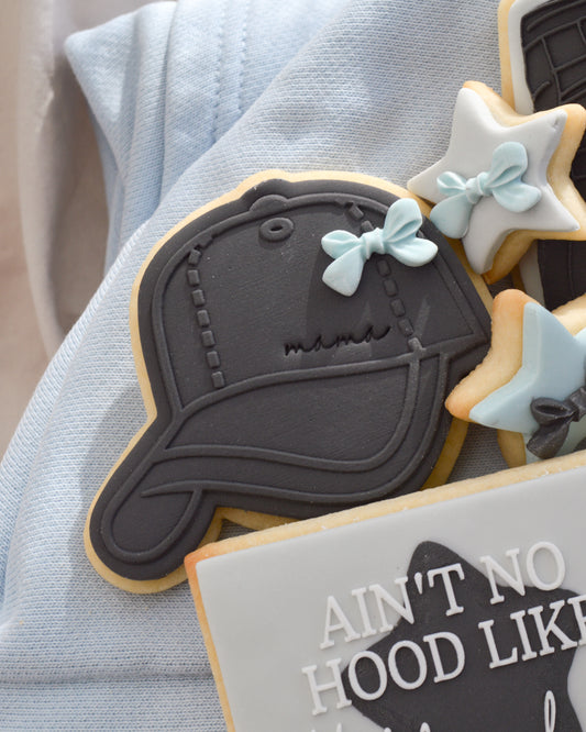 Baseball Hat Raised Cookie Stamp/Fondant Debosser & Cutter