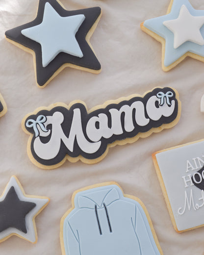 Mama with Bows Raised Cookie Stamp/Fondant Debosser & Cutter