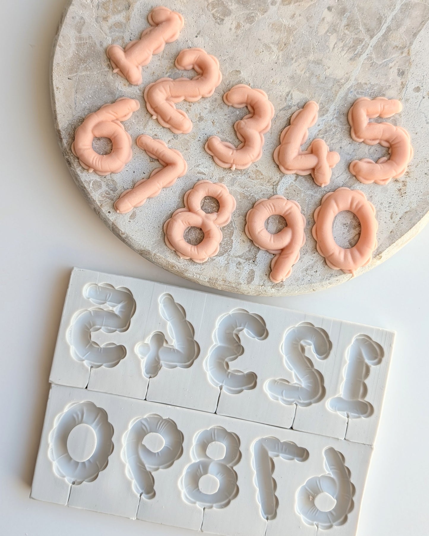 Balloon Numbers 0-9 Silicone Moulds