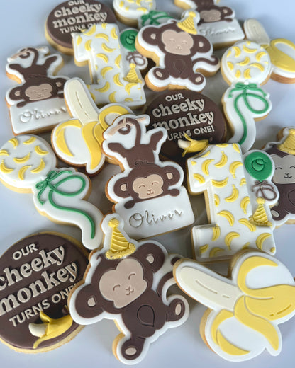 Banana Raised Cookie Stamp/Fondant Debosser & Cutter