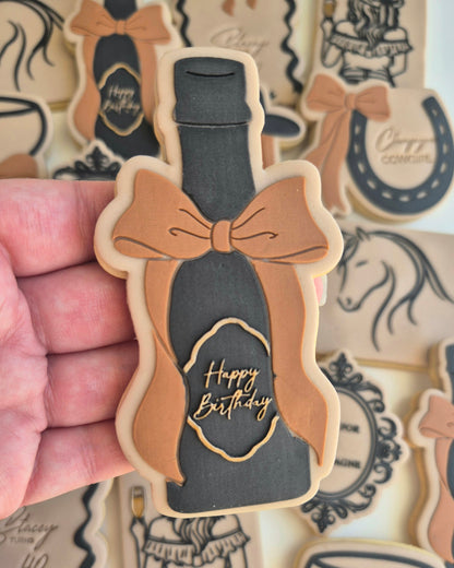 champagne cowgirl cowboy boots with hat cowboy hat cowboy boots with bow 40 forty press for champagne horseshoe with bow champagne bottle cocktail glass with bow horse head rodeo hens bride to be bow border cookie stamps cookie cutters stampandimpress