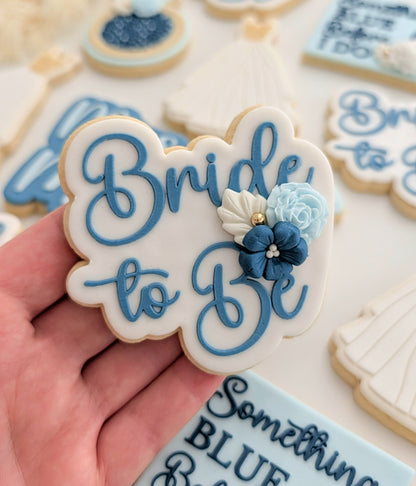 bride to be wedding hens cookie stamp cookie cutter stampandimpress