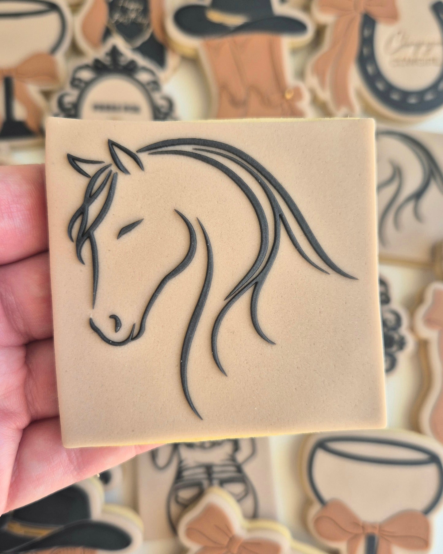 champagne cowgirl cowboy boots with hat cowboy hat cowboy boots with bow 40 forty press for champagne horseshoe with bow champagne bottle cocktail glass with bow horse head rodeo hens bride to be bow border cookie stamps cookie cutters stampandimpress